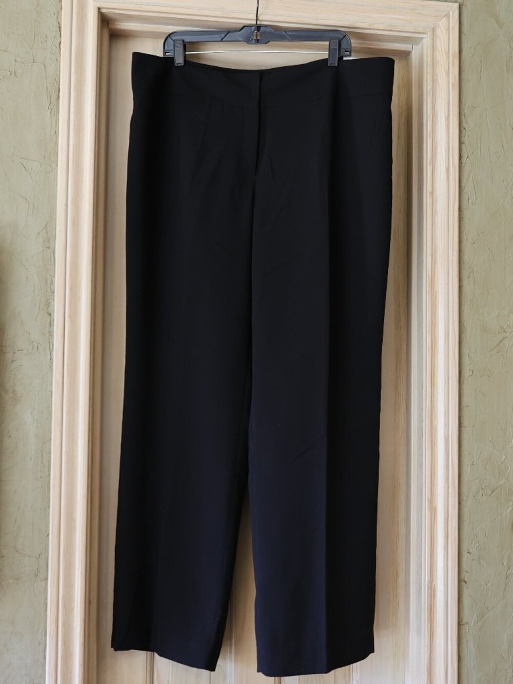 NWT Kasper Separates Lana Modern Fit SLACKS PANT Size 18 Black